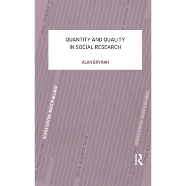 Quantity and Quality in Social Research