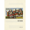 Vintage Lined Notebook Greetings from Tampa, Florida