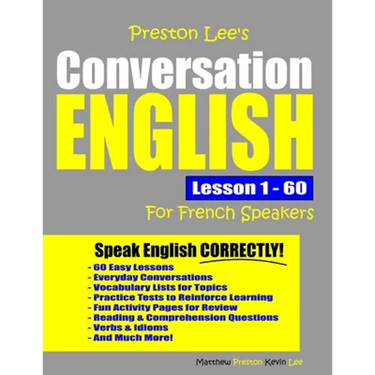 Preston Lee's Conversation English For French Speakers Lesson 1 - 60