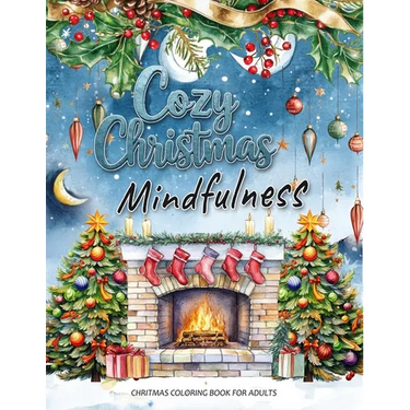 Cozy Christmas: A Mindfulness Christmas Coloring Book for Adults: Festive Scenes and Winter Mindfulness Activities for Relaxation, Meditation, and Str