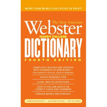 The New American Webster Handy College Dictionary: Fourth Edition