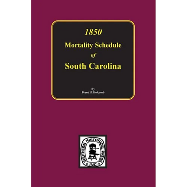 1850 Mortality Schedule of South Carolina