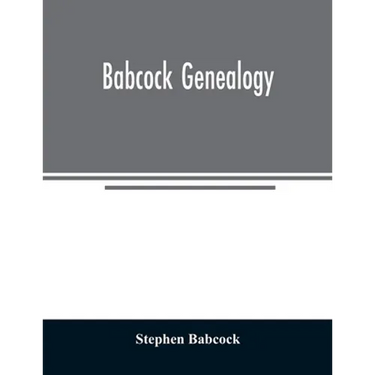 Babcock genealogy