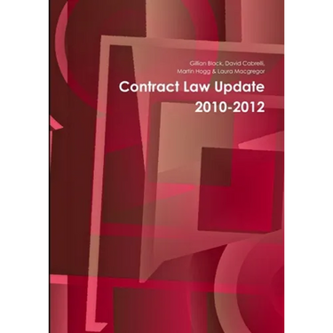 Contract Law Update 2010-2012