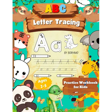 Letter Tracing Book for Kids 3-5 Years Old: Big Letter Tracing Book for Kids, Fun Activity Book (156 Pages)