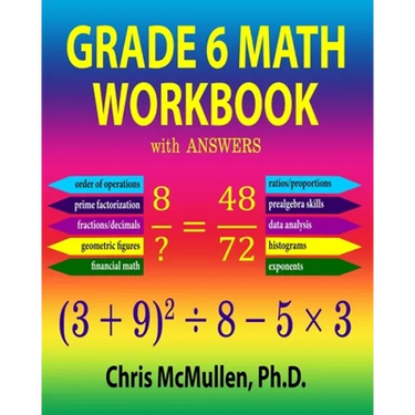 Grade 6 Math Workbook with Answers