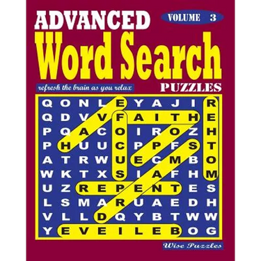 ADVANCED Word Search Puzzles. Vol. 3