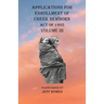 Applications For Enrollment of Creek Newborn Act of 1905 Volume III