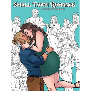 Sweet Small Town Coloring Book