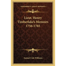 Lieut. Henry Timberlake's Memoirs 1756-1765