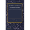 Translations from Horace, Juvenal and Montaigne: With Two Imaginary Conversations