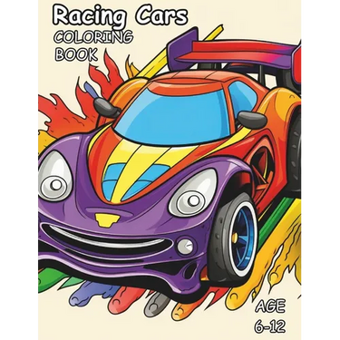 Racing Cars coloring Book: Awesome coloring in book of Racing cars for Kids