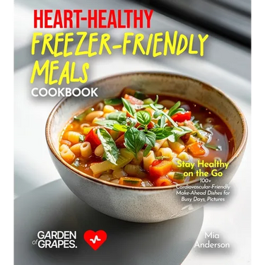 Heart-Healthy Freezer-Friendly Meals Cookbook: Stay Healthy on the Go - 100+ Cardiovascular-Friendly Make-Ahead Dishes for Busy Days, Pictures Include