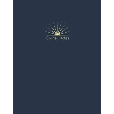 Cornell Notes: 120 Page 8.5x11 Note Taking System for Students and Meetings