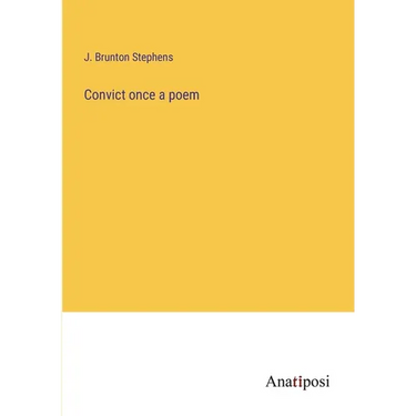 Convict once a poem