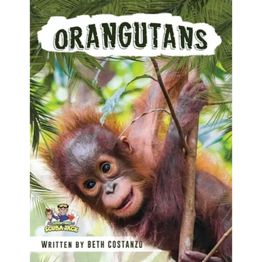 Orangutan Activity Workbook for Kids age 4-8!