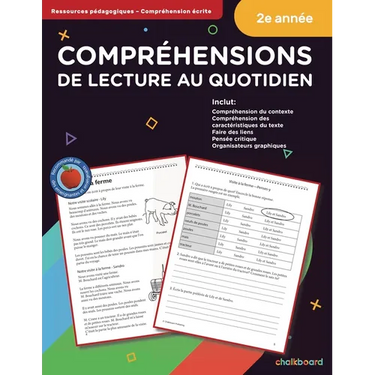 Canadian French Daily Reading Comprehension Grade 2