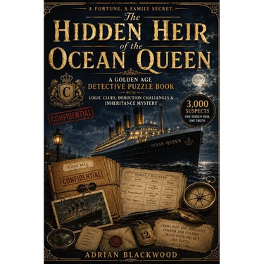 The Hidden Heir of the Ocean Queen: A 1930s Cruise Ship Detective Puzzle Book Featuring Logic Clues, Deduction Challenges & an Inheritance Mystery