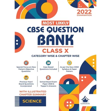 Most Likely Question Bank - Science: CBSE Class 10 for 2022 Examination
