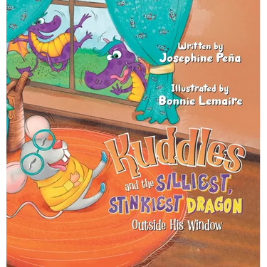 Kuddles and the Silliest, Stinkiest Dragon Outside His Window