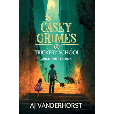 Trickery School (Large Print): A Middle Grade Fantasy Action Adventure (Casey Grimes Book 2)