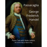 Passacaglia - George Frederick Handel: Piano Tab with Note Letters - The Easiest Way to Read & Play