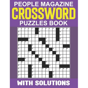 People Magazine Crossword Puzzles Book With Solutions: Exercise Your Mind with a Variety of Entertaining and Engaging Crossword Puzzles