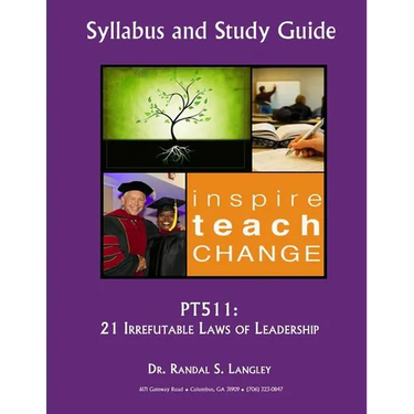 Pt511: 21 Irrefutable Laws of Leadership