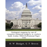 Geological Mapping by Use of Computer-Enhanced Imagery in Western Saudi Arabia: Usgs Professional Paper 1153