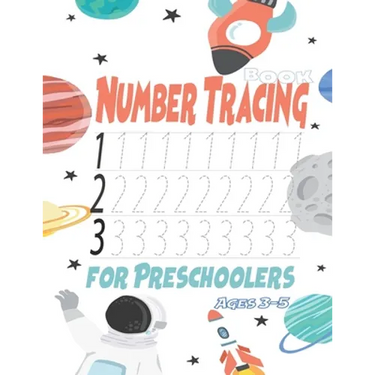 Number Tracing Book for Preschoolers Ages 3-5: Trace Numbers Practice Workbook for Preschoolers and Kids Ages 3-5, Math Activity Book