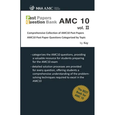 Past Papers Question Bank AMC10 vol.2: Comprehensive Collection of AMC10 Past Papers