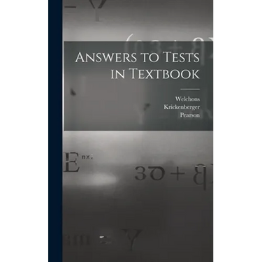Answers to Tests in Textbook