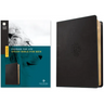 NLT Courage for Life Study Bible for Men, Filament Enabled (Leatherlike, Onyx Lion)
