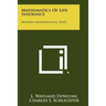 Mathematics of Life Insurance: Modern Mathematical Texts