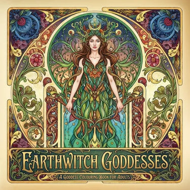 Earthwitch Goddesses: A Goddess Colouring Book for Adults