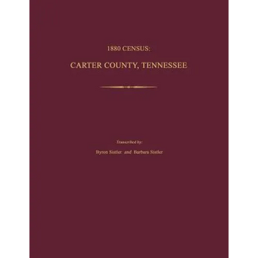 1880 Census: Carter County, Tennessee