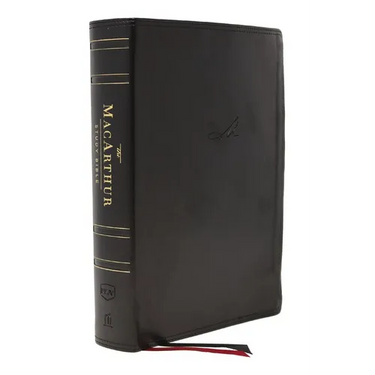 Nkjv, MacArthur Study Bible, 2nd Edition, Leathersoft, Black, Comfort Print: Unleashing God's Truth One Verse at a Time