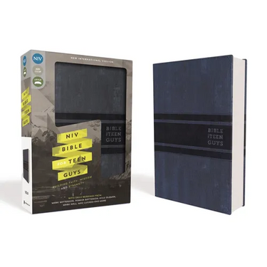 NIV, Bible for Teen Guys, Leathersoft, Blue: Building Faith, Wisdom and Strength
