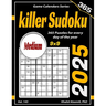 2025 Killer Sudoku: 365 Medium (9x9) Puzzles for Every Day of the Year