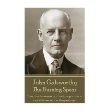 John Galsworthy - The Burning Spear: "Idealism increases in direct proportion to one's distance from the problem"