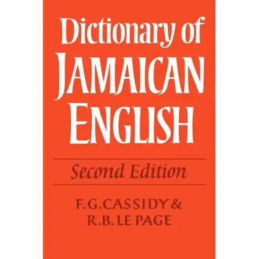 Dictionary of Jamaican English