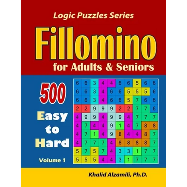 Fillomino for Adults and Seniors: 500 Easy to Hard