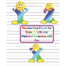 Handwriting Paper for Kids: Practicular Alphabet Learning with fun.: Cursive Writing Book Paper:3-Line and Checkered Writing Sheets for Kids(8x10,