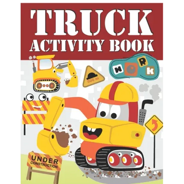 Truck Activity Book: Coloring, Mazes, Hidden Pictures, Puzzles and More(Activity book for Kids)