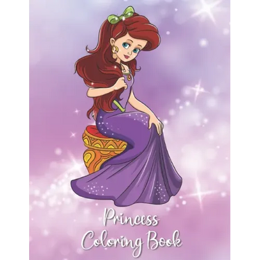 Princess Coloring Book: Pretty Princess Coloring Book for Toddlers, Preschool, Girls ages 2-4, 2-8 Kittens