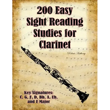 200 Easy Sight Reading Studies for Clarinet