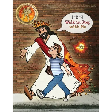 1-2-3 Walk in Step with Me: A Pure-As-Gold Seal adventure Bible Study workbook for character development in older children and tweens through know