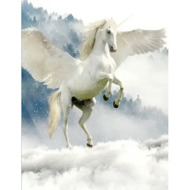 Unicorn Notebook: 100 Pages 8.5" X 11" Wide Ruled Line Paper