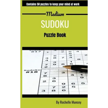 Small Sudoku Book: 5" x 8" Travel Friendly Edition with 50 Medium Sudokus Puzzles with Solutions