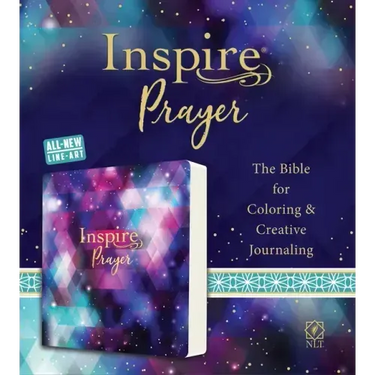 Inspire Prayer Bible NLT (Softcover): The Bible for Coloring & Creative Journaling